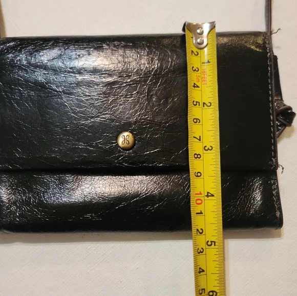 Vintage HOBO Black Leather Crossbody Bag EUC - Picture 13 of 15